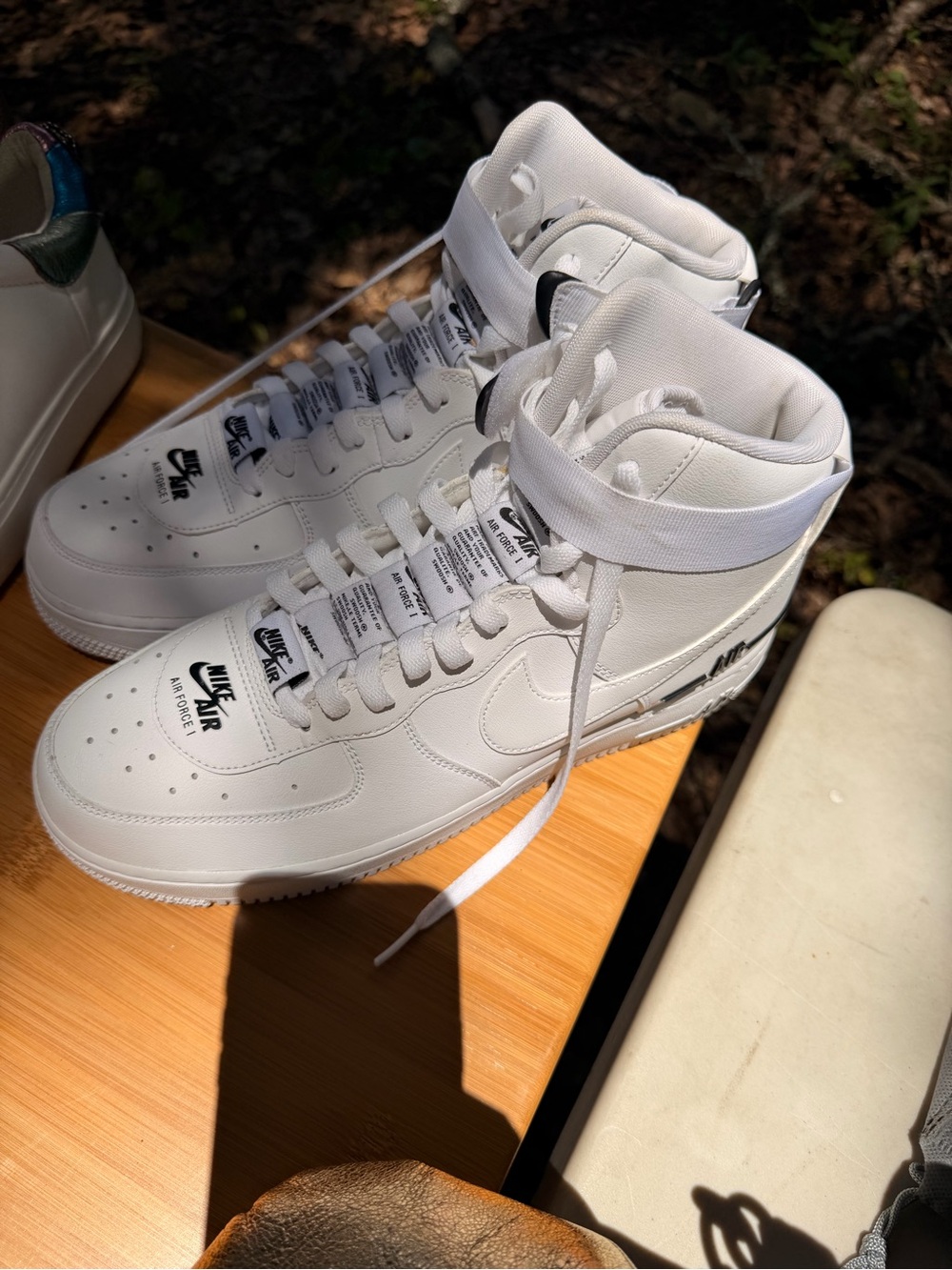 Nike Men’s High-Top Sneakers in White Air Force One